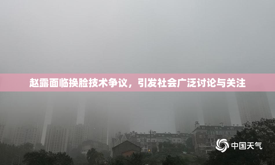 赵露面临换脸技术争议，引发社会广泛讨论与关注