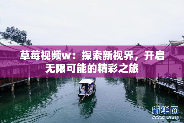 草莓视频w：探索新视界，开启无限可能的精彩之旅