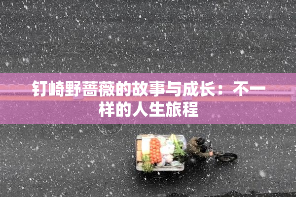 钉崎野蔷薇的故事与成长：不一样的人生旅程