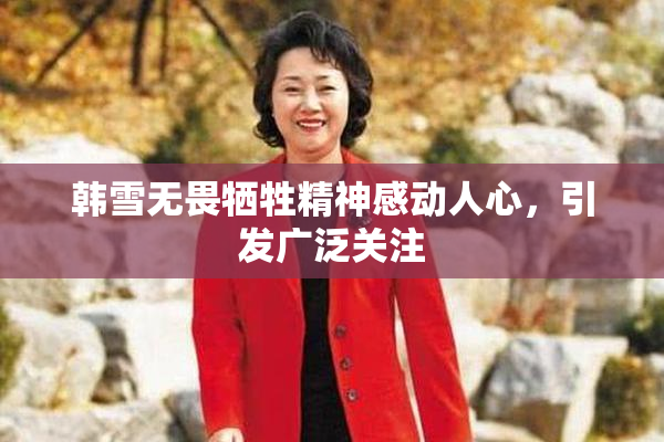 韩雪无畏牺牲精神感动人心，引发广泛关注