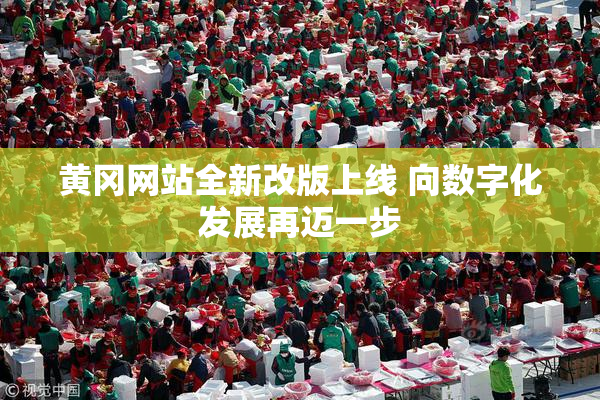 黄冈网站全新改版上线 向数字化发展再迈一步