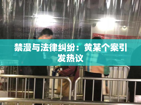禁漫与法律纠纷：黄某个案引发热议