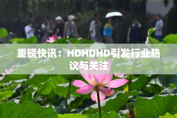 重磅快讯：HDHDHD引发行业热议与关注