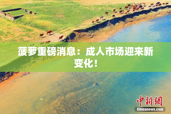菠萝重磅消息：成人市场迎来新变化！