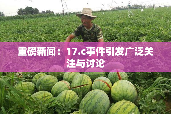 重磅新闻：17.c事件引发广泛关注与讨论