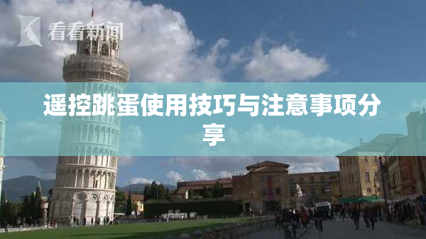 遥控跳蛋使用技巧与注意事项分享