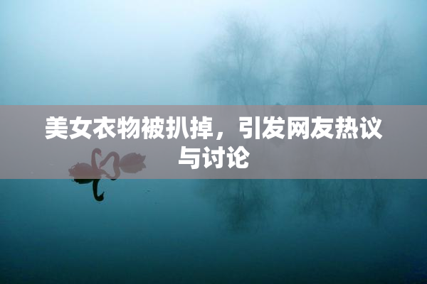 美女衣物被扒掉，引发网友热议与讨论