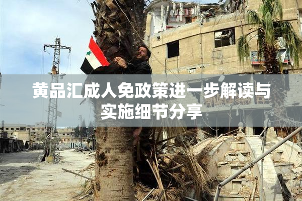 黄品汇成人免政策进一步解读与实施细节分享