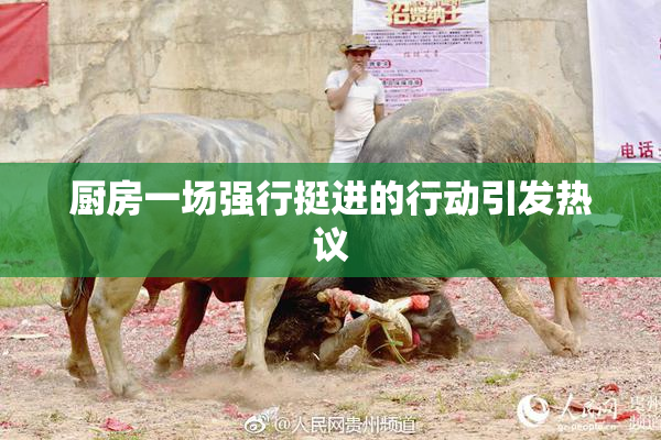 厨房一场强行挺进的行动引发热议