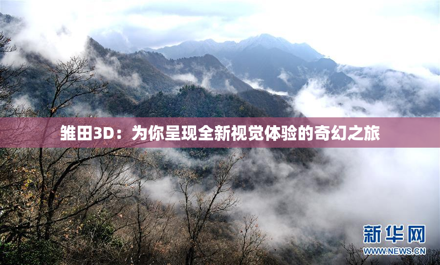 雏田3D：为你呈现全新视觉体验的奇幻之旅