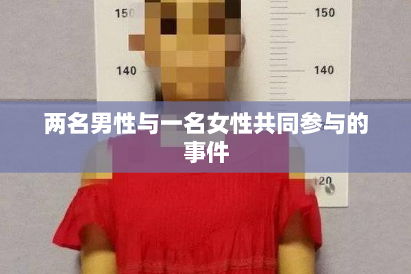 两名男性与一名女性共同参与的事件