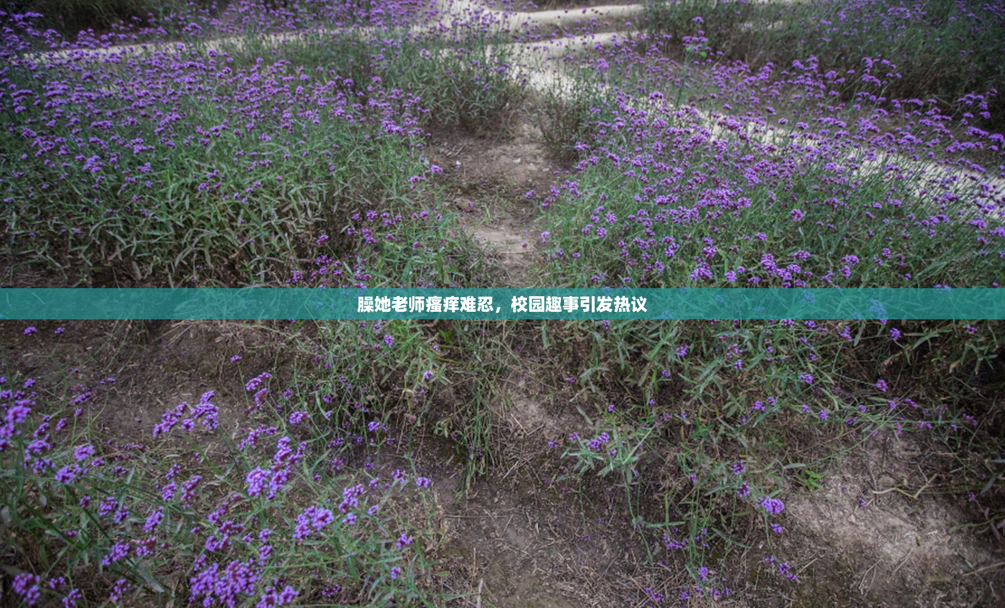 臊她老师瘙痒难忍，校园趣事引发热议