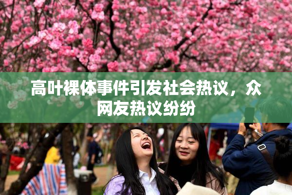 高叶裸体事件引发社会热议，众网友热议纷纷