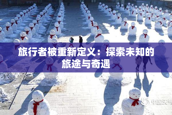 旅行者被重新定义：探索未知的旅途与奇遇