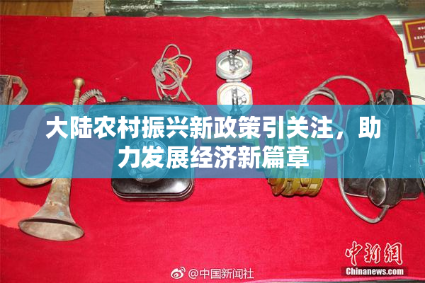 大陆农村振兴新政策引关注，助力发展经济新篇章