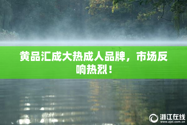 黄品汇成大热成人品牌，市场反响热烈！