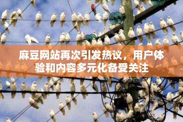 麻豆网站再次引发热议，用户体验和内容多元化备受关注