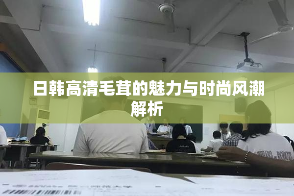 日韩高清毛茸的魅力与时尚风潮解析