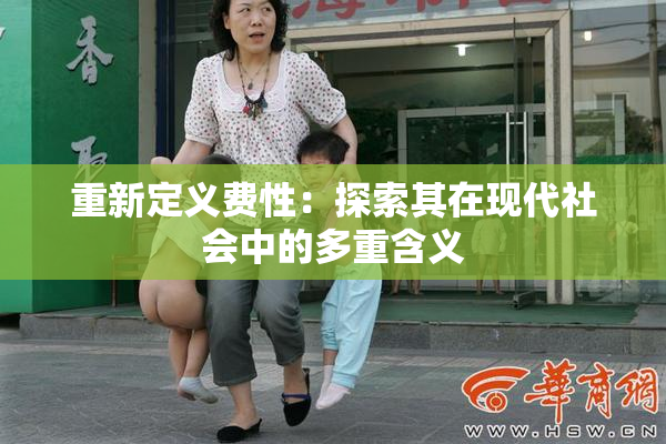 重新定义费性：探索其在现代社会中的多重含义