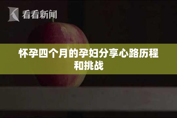 怀孕四个月的孕妇分享心路历程和挑战