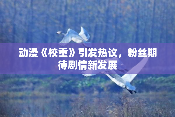 动漫《校重》引发热议，粉丝期待剧情新发展