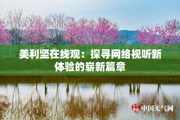 美利坚在线观：探寻网络视听新体验的崭新篇章