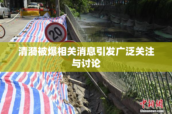 清漪被爆相关消息引发广泛关注与讨论