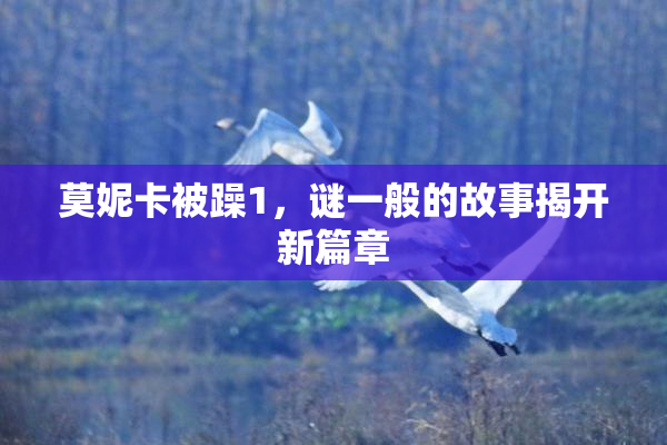 莫妮卡被躁1，谜一般的故事揭开新篇章
