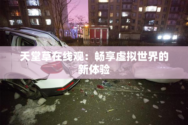 天堂草在线观：畅享虚拟世界的新体验