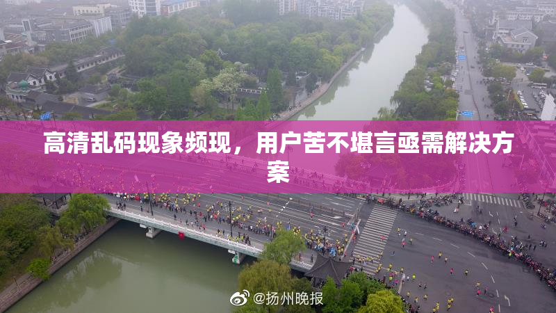 高清乱码现象频现，用户苦不堪言亟需解决方案