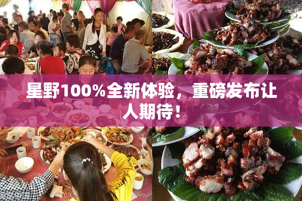 星野100%全新体验，重磅发布让人期待！