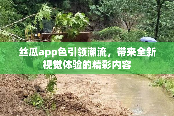 丝瓜app色引领潮流，带来全新视觉体验的精彩内容