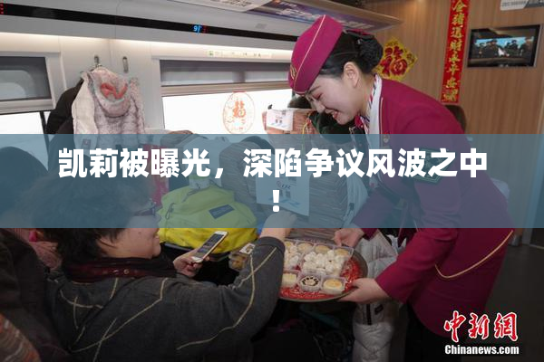 凯莉被曝光，深陷争议风波之中！